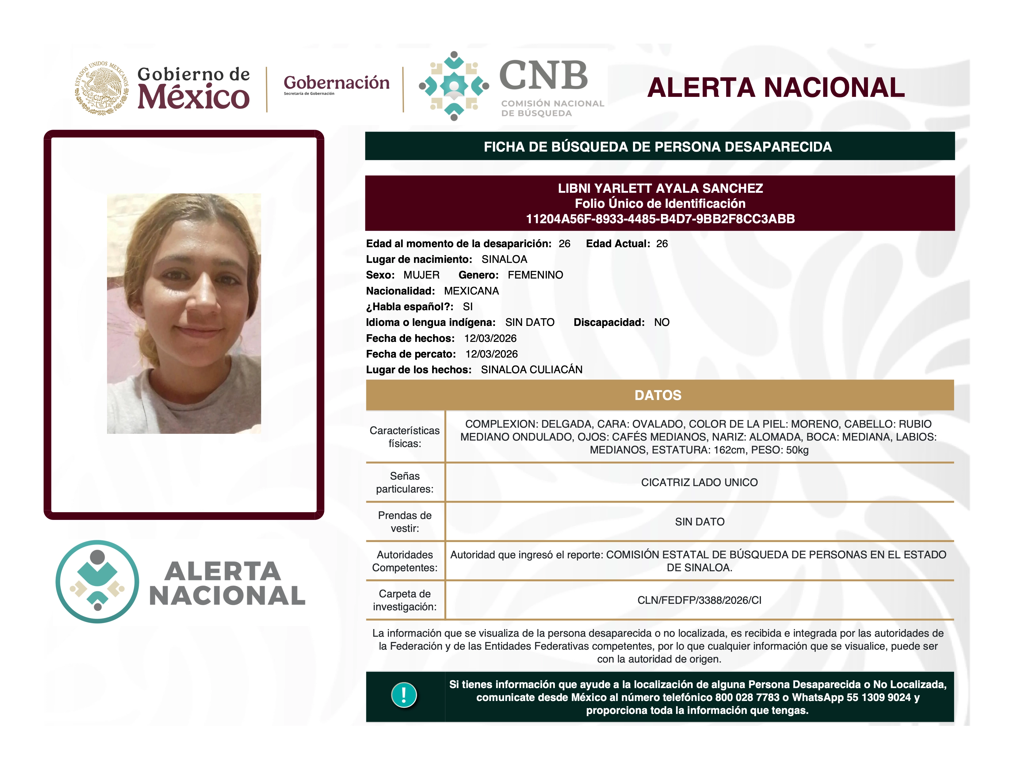 LIBNI YARLETT AYALA SANCHEZ